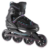 Rolki - Nils EXTREME NA1128 CZARNO-FIOLETOWY ROZM. XL(43-45) ŁYŻWOROLKI EXTREME 16-01-146 - miniaturka - grafika 1