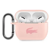 Akcesoria do słuchawek - Etui Lacoste do AirPods Pro cover różowy/ pink Silicone - miniaturka - grafika 1