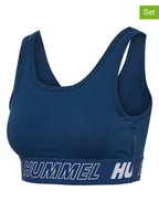 Koszulki sportowe damskie - Hummel Topy sportowe (2 szt.) "Maja" w kolorze granatowo-czarnym - miniaturka - grafika 1