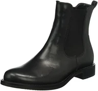 Botki damskie - Ecco Dziewczynki Sartorelle 25, Damskie Kozaki Botki, Czarny, 35 EU EU - miniaturka - grafika 1