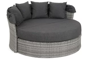 Sofa ogrodowa z baldachimem Sydney Light Grey / Grey Melange - Sofy ogrodowe - miniaturka - grafika 6