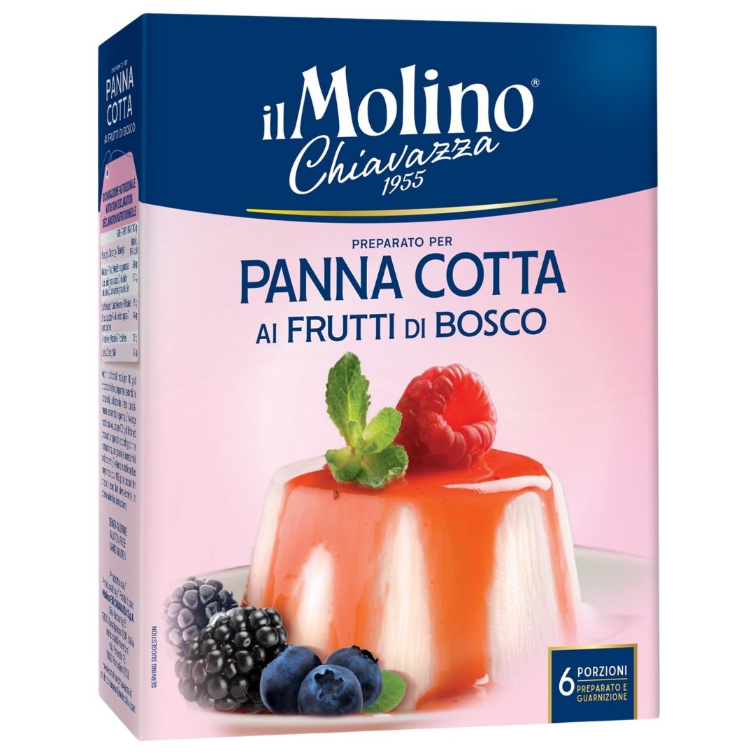 Panna Cotta ai Frutta do Bosco 100g - il Molino Chiavazza