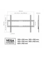 Uchwyty do telewizora - Actec TVM1 - TV Wall Mounting - miniaturka - grafika 1