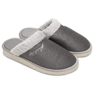 Kapcie damskie - Pantofle damskie Meteor (Natural Style) NS-105 szare 39 - miniaturka - grafika 1