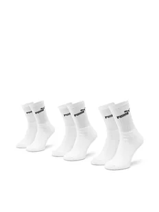 Puma Zestaw 3 par wysokich skarpet unisex 907934 r. 35/38 Biały - Skarpetki damskie - miniaturka - grafika 1