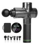 Masażery - Pistolet do Masażu, Masażer Pro do Ciała, Pleców , Model 2024 - Karbonowy - miniaturka - grafika 1