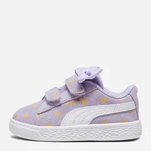Tenisówki dziecięce dla dziewczynki na rzepy Puma 389615-04 23 Fioletowe (4099683395004) - Buty dla chłopców - miniaturka - grafika 1