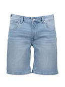 Spodenki damskie - Pepe Jeans Szorty dżinsowe w kolorze błękitnym - miniaturka - grafika 1