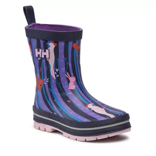 Kalosze damskie - Helly Hansen Kalosze Jk Splash Print 116-73.657 Purple Poti - grafika 1