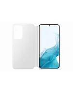Etui i futerały do telefonów - Samsung Smart Clear View Cover do Galaxy S22 Biały EF-ZS901CWEGEW - miniaturka - grafika 1