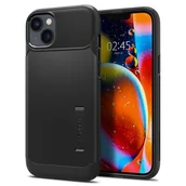 Etui i futerały do telefonów - Etui SPIGEN Slim Armor do Apple iPhone 14 Pro Max Czarny - miniaturka - grafika 1