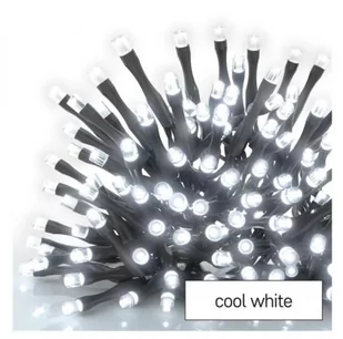 EMOS lampki choinkowe LED Standard złączone 10 m zimna biel - Oświetlenie świąteczne - miniaturka - grafika 1