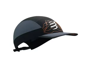 COMPRESSPORT Czapka biegowa 5 PANEL LIGHT CAP TRAIL CAPSULE 2023 rust/black - Czapki i chusty sportowe męskie - miniaturka - grafika 1