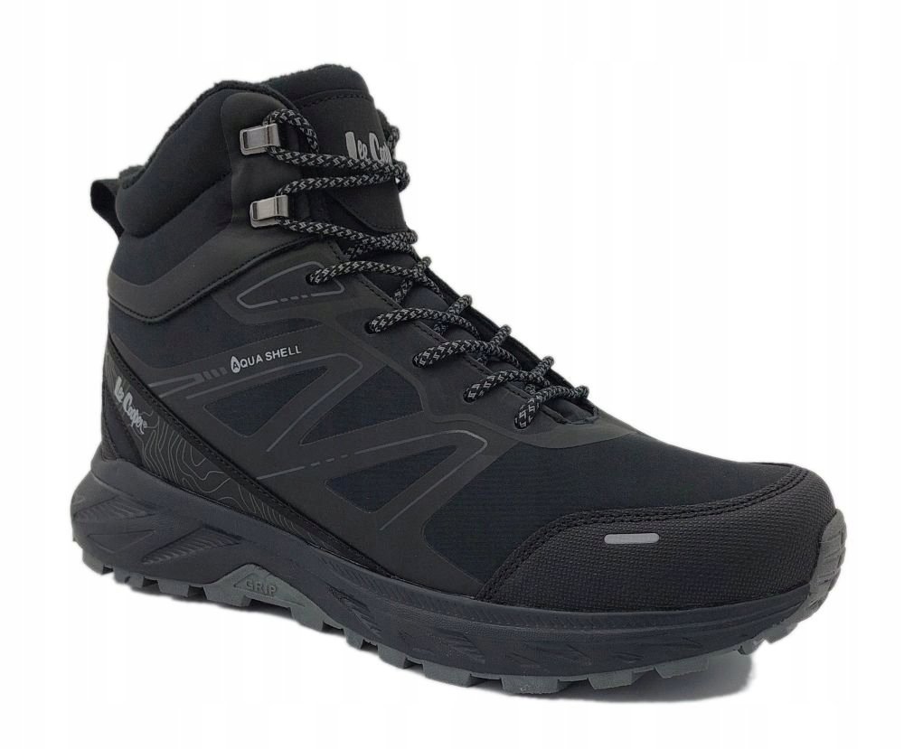 Męskie buty trekkingowe Lee Cooper LCJ-25-01-3711MB czarny 42