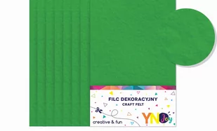 NOSTER Filc dekoracyjny zielony YNJ 8szt - Pozostałe akcesoria dla plastyków - miniaturka - grafika 1