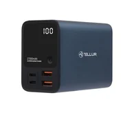Powerbanki - Tellur PD903 Ultra Pro 27000mAh power bank 222.5W, 2xQC3.0 22.5W + 2xPD100W, LCD display, blue - miniaturka - grafika 1