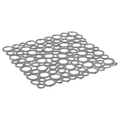 Pozostałe akcesoria kuchenne - Kratka do zlewu 28 x 28 cm szara PRACTIC - miniaturka - grafika 1