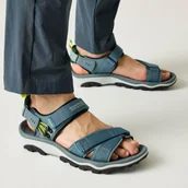 Sandały męskie - Regatta Męskie sandały Blaze Szary, Rozmiar: 47 - miniaturka - grafika 1