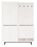 Wieszaki i stojaki - Nowoczesna garderoba OASIS biała - miniaturka - grafika 1