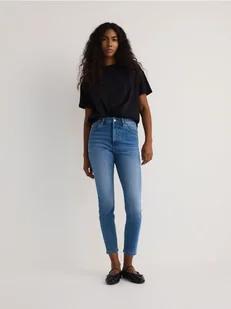 Reserved - Jeansy slim fit mid rise - niebieski - Spodnie damskie - miniaturka - grafika 1