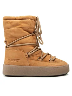 Moon Boot Śniegowce Ltrack Suede 24500100001 Brązowy - Śniegowce damskie - miniaturka - grafika 1