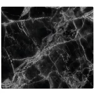 Zeller Szklana płyta ochronna MARBLE BLACK na kuchenkę duża 26315 - Pozostałe akcesoria kuchenne - miniaturka - grafika 1