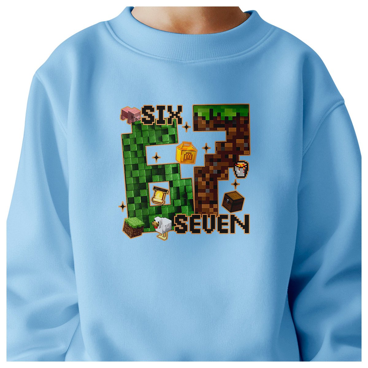 BLUZA DZIECIĘCA 67 SIX SEVEN VIRAL DLA CHŁOPCA DZIEWCZYNKI 110-116