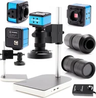 Mikroskopy i lupy - Mikroskop Cyfrowy K10M Kamera T250 USB 5MP Oświetlenie 56x LED Techrebal - miniaturka - grafika 1