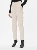 Spodnie sportowe damskie - ONLY Spodnie materiałowe 15304640 Beżowy Regular Fit - miniaturka - grafika 1