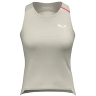 Koszulki i topy damskie - Salewa Vento Am Tank Top W, Oatmeal, XS - miniaturka - grafika 1