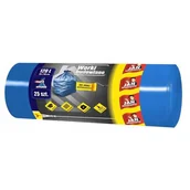 Worki na śmieci - JAN Niezbędny Niezbędny Worki LD budowlane 120L 15szt - miniaturka - grafika 1