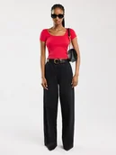 Koszulki i topy damskie - BIG STAR Koszulka w kolorze czerwonym - miniaturka - grafika 1