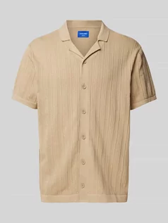 Koszule męskie - Koszula casualowa z imitacji dzianiny - grafika 1