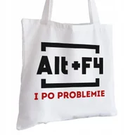 Torby i wózki na zakupy - Torba Bawełniana biała dla Informatyka Na Prezent ekologiczna Trwały Nadruk - miniaturka - grafika 1