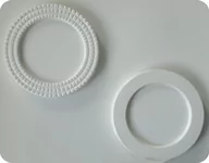 Akcesoria rzeźbiarskie - Forma do odlewów gipsu, podstawka do świeczek, 2 elementy - miniaturka - grafika 1