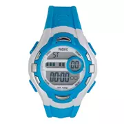 Zegarki dla dzieci - Niebieski zegarek dziecięcy z wyświetlaczem Pacific 202L-3 - miniaturka - grafika 1