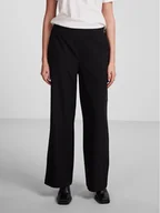 Spodnie damskie - Pieces Spodnie materiałowe Bossy 17140744 Czarny Loose Fit - miniaturka - grafika 1