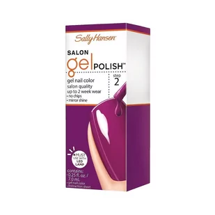 Sally Hansen Salon Gel Polish Step 2 lakier do paznokci 252 Polished Purple 7 ml - Odżywki do paznokci - miniaturka - grafika 1