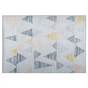 Beliani Dywan 160 x 230 cm szaro-żółty YAYLA - Dywany - miniaturka - grafika 1