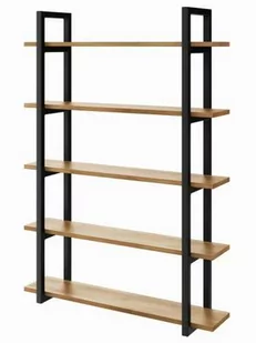 Półka wisząca na książki LOFT NEBRASKA D5 60-160cm H:140 - Półki do salonu - miniaturka - grafika 1