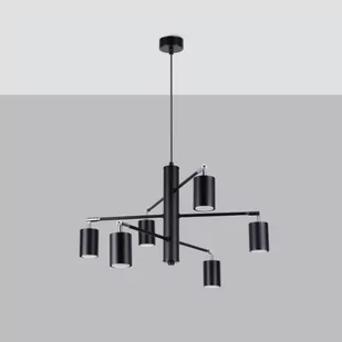 Lemmi lampa wisząca 6xGU10 czarna SL.1207 - Lampy sufitowe - miniaturka - grafika 1