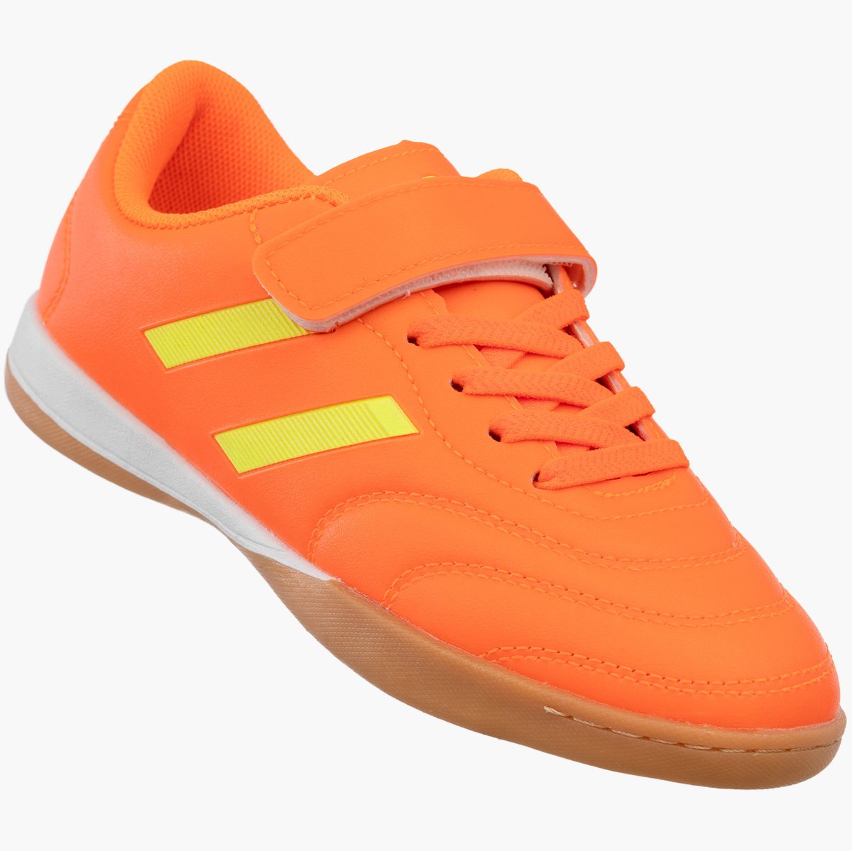 Trampki Chłopięce Pomarańczowe Halówki Sportowe Na Rzepy Profilowane Pomarańczowy 30