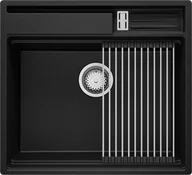 Zlewozmywaki - BRANDE ZONE POCKET RIGHT 580-60 BLACK METALLIC (czarny metalik) - miniaturka - grafika 1