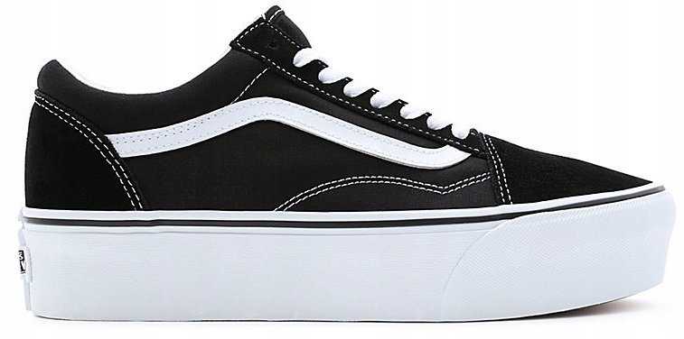 VANS OLD SKOOL STACKFORM CZARNE TRAMPKI NA PLATFORMIE 39 I1E
