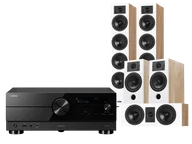 Kino domowe - Yamaha RX-A2A (czarny) + Diva 6 + 3 + 7 (dąb) - miniaturka - grafika 1