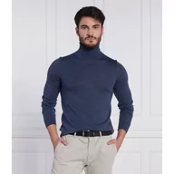 Swetry męskie - BOSS Wełniany golf Musso-P | Slim Fit - miniaturka - grafika 1