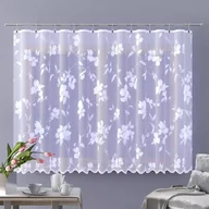 Firany - Firanka żakardowa metrażowa wys. 170 cm Hyperia A053 biała - miniaturka - grafika 1