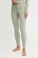 Spodnie sportowe damskie - Jack Wolfskin legginsy funkcyjne Infinite Light kolor zielony A60327 - miniaturka - grafika 1