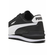 Buty trekkingowe męskie - Skórzane sneakersy unisex ST Runner v4 PUMA Black White - miniaturka - grafika 1