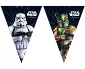 Balony i akcesoria - Baner Flagi Star Wars Galaxy, 230 cm - miniaturka - grafika 1